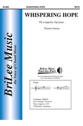 Whispering Hope TB choral sheet music cover